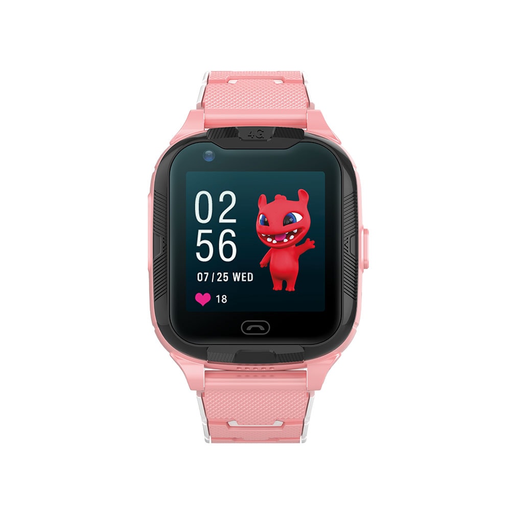 Maxlife Lasten älykello 4G GPS WiFi - Vaaleanpunainen