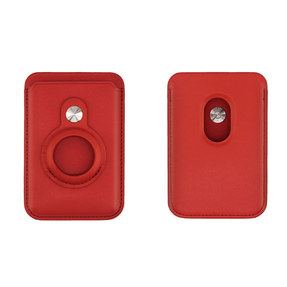 MagSafe-korttikotelo Airtag-pidikkeellä - Punainen