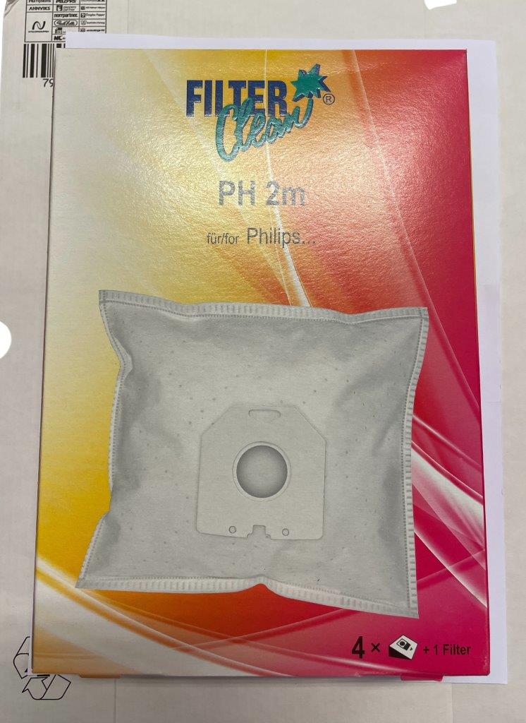 Pölypussi PH2M Micromax 4 kpl + suodatin
