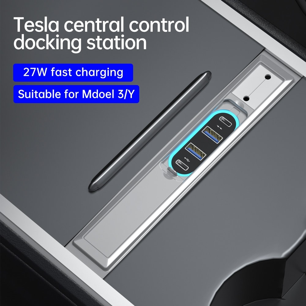 USB-latauskonsoli Z62A Tesla Model 3 / Y 27W