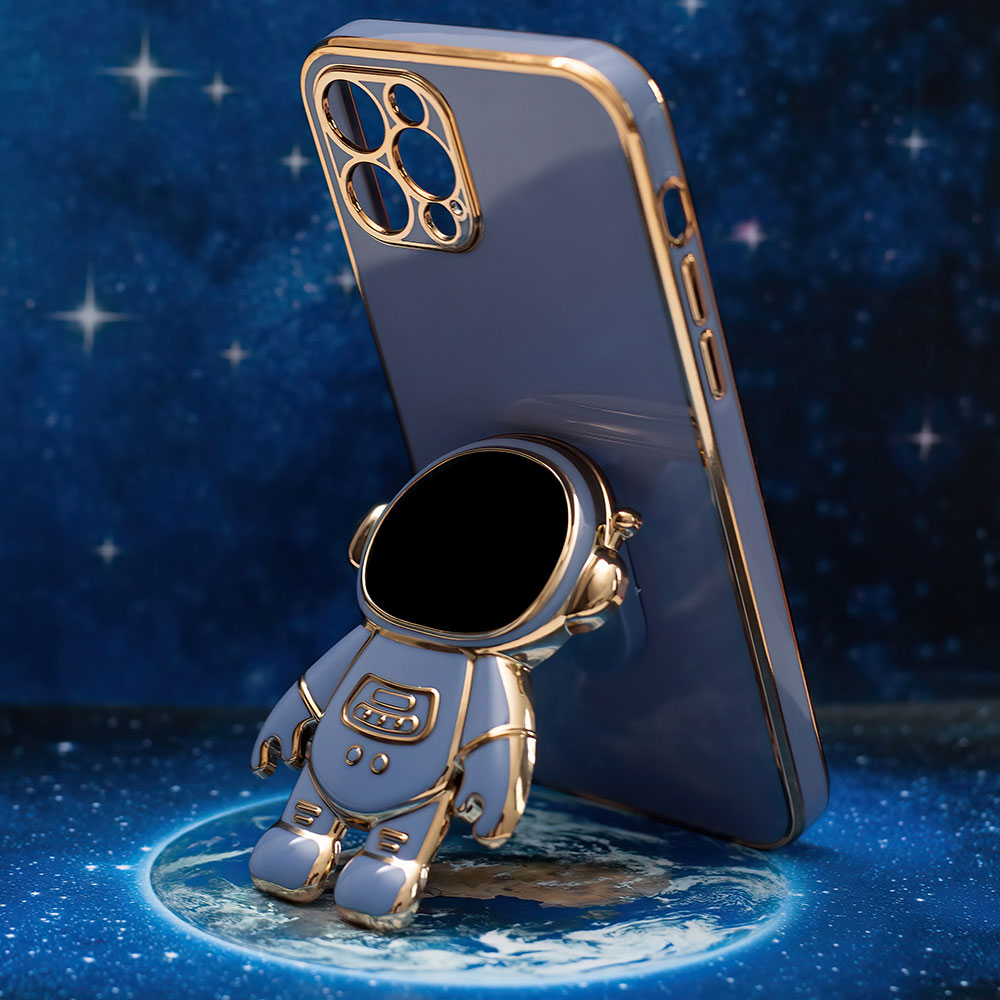 Astronaut Takakansi mallille iPhone X / XS - Sininen
