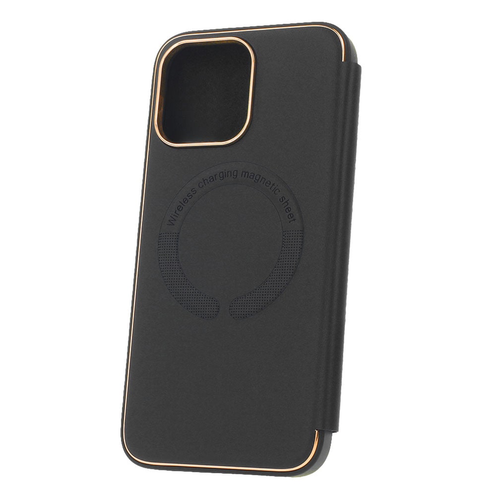 Flip kotelo MagSafella iPhone 12 Pro Max - Musta