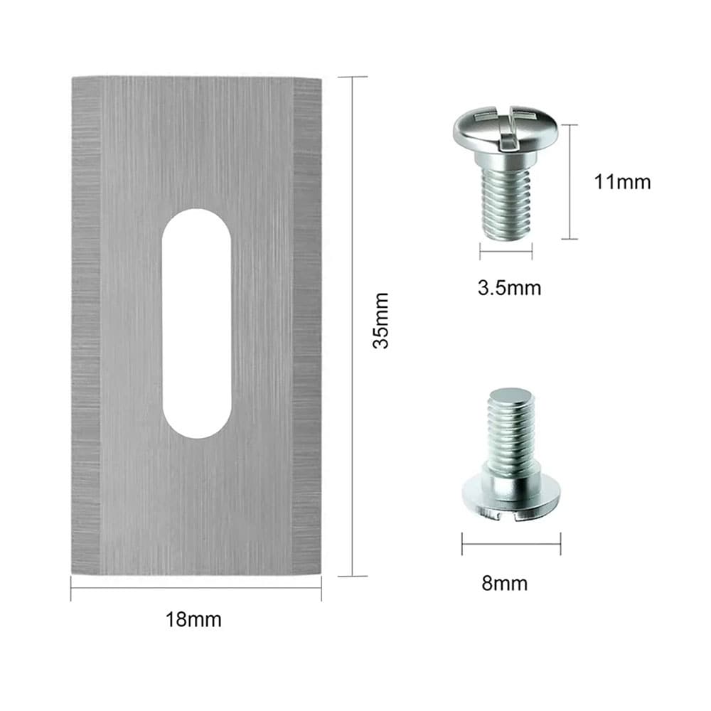 Ruohonleikkurin terä 18x35mm 3,5mm ruuvilla 20 kpl