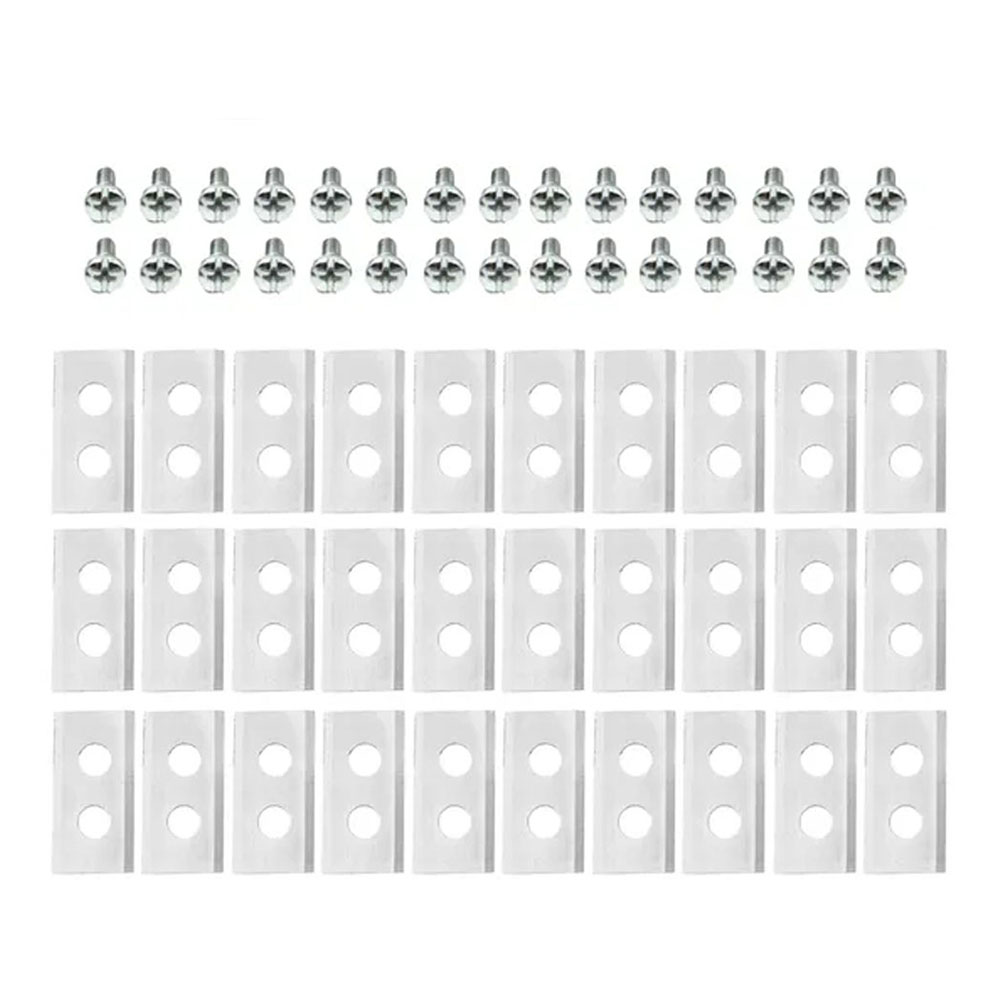 Ruohonleikkurin terä 18x36mm 7mm ruuvilla 30 kpl