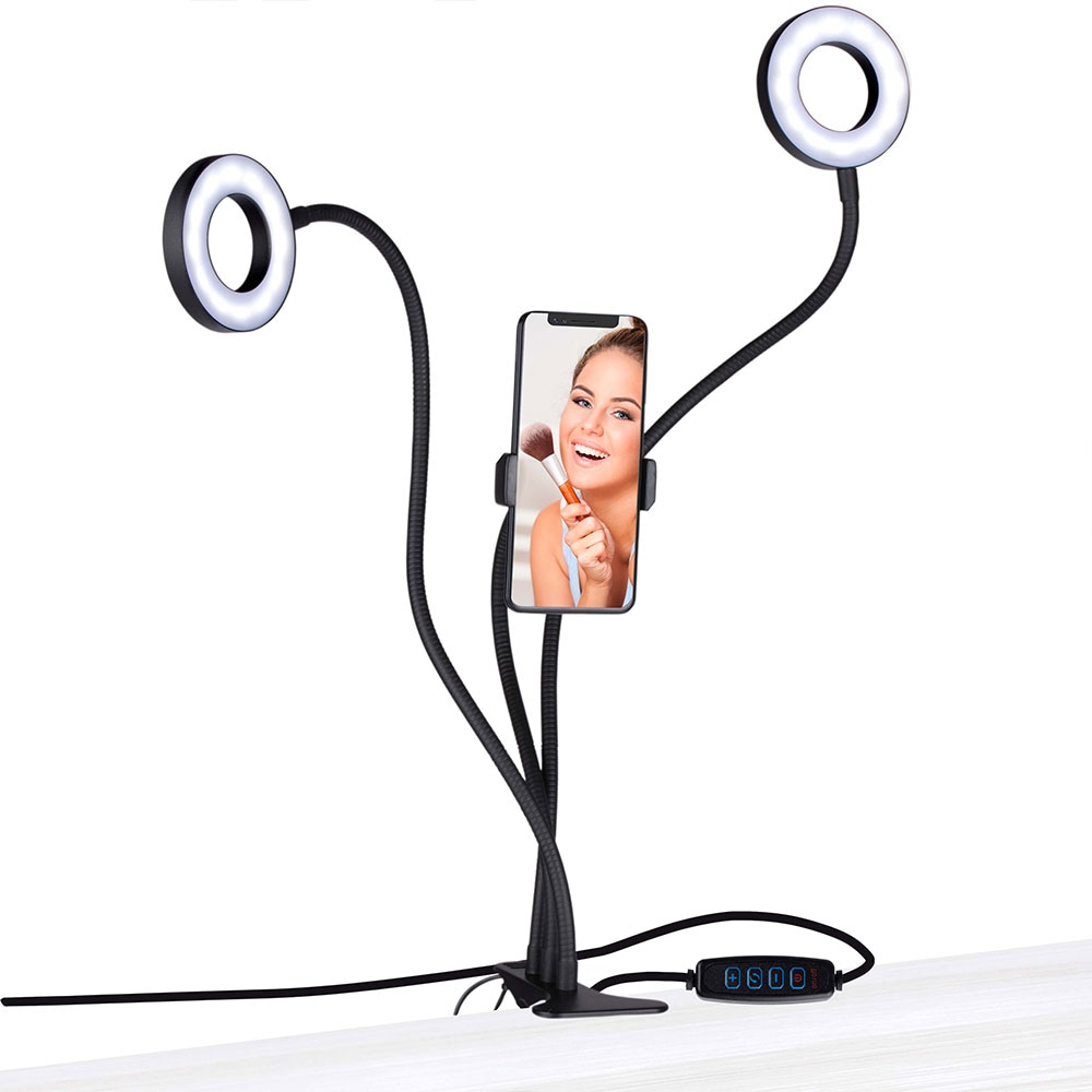 Grundig Dual LED selfievalo pöytäkiinnittimellä