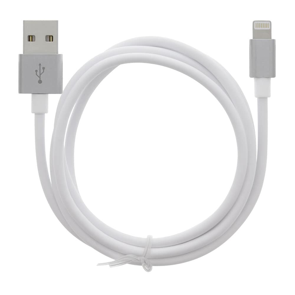 Moba USB-kaapeli USB-Lightning 2,4A 1m - Valkoinen