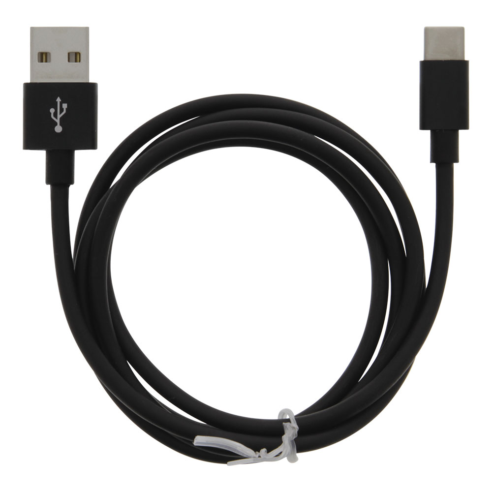 Moba USB-kaapeli, USB - USB-C 2.4A 1m - Musta