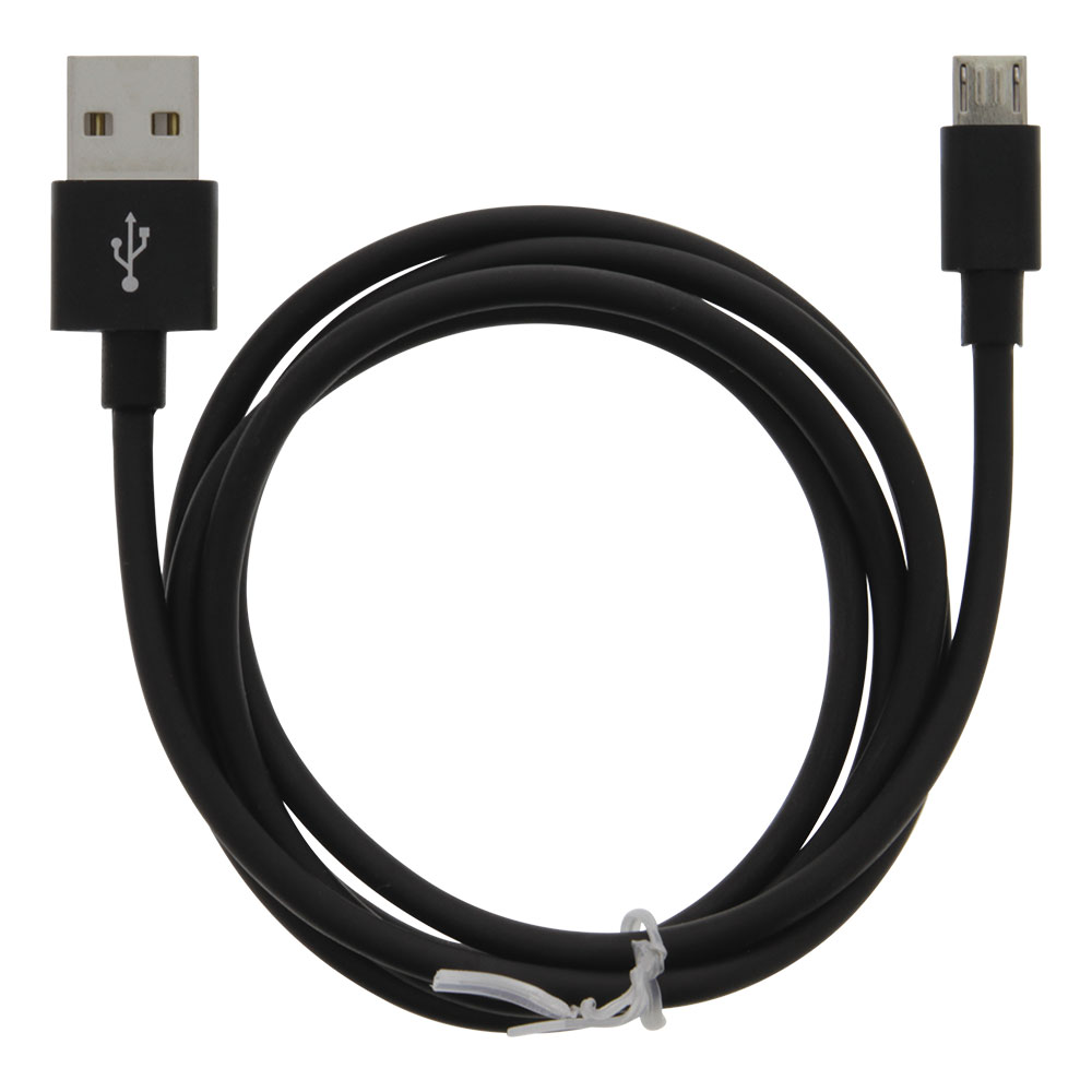 Moba USB-kaapeli USB-MicroUSB 2,4A 1m - Musta