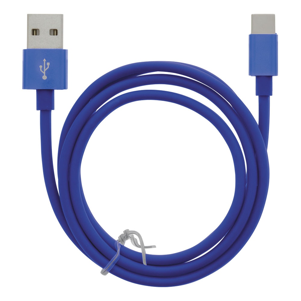 Moba USB-kaapeli USB-C 2.4A 1m - sininen