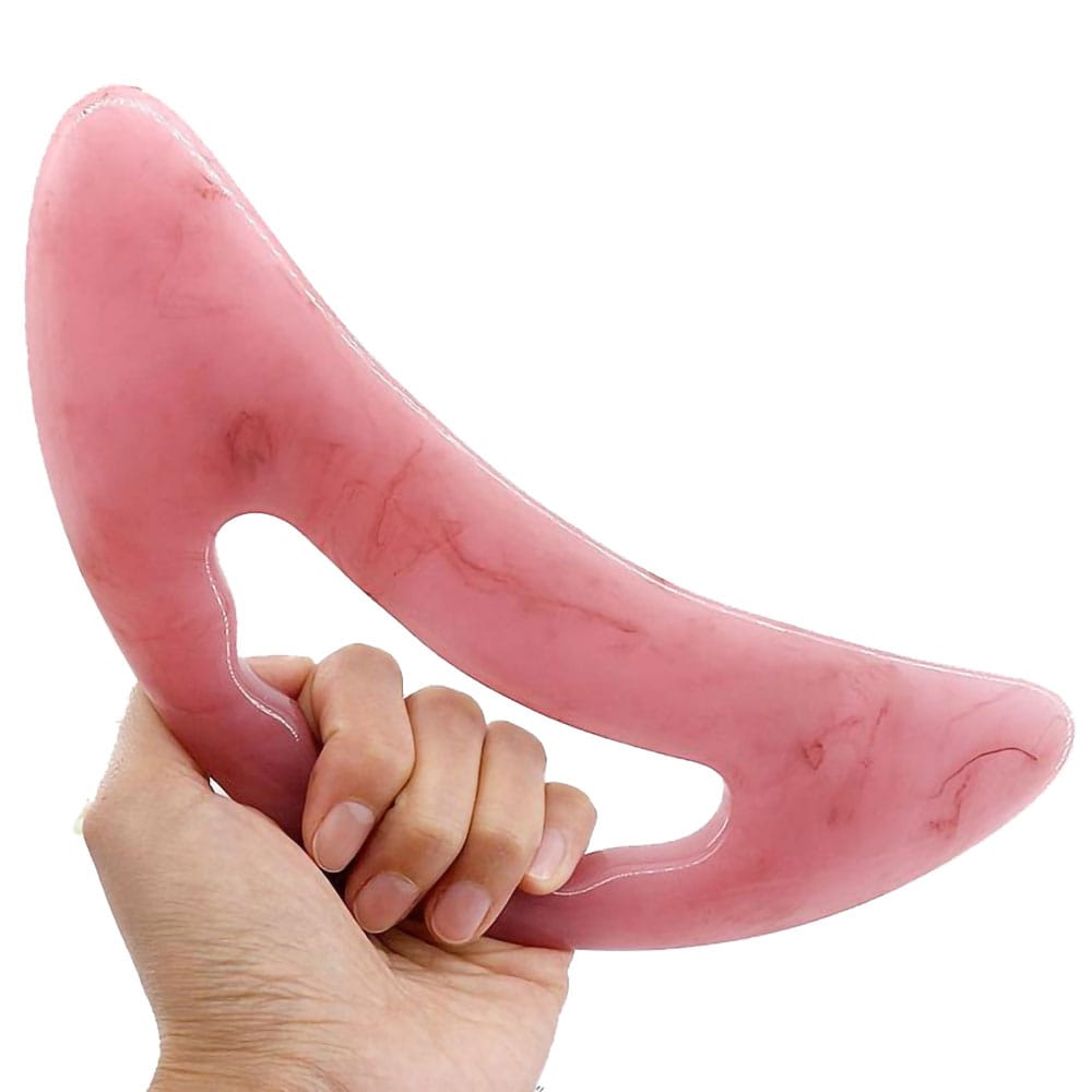 Gua Sha -hierontakampa / ergonominen hierontatyökalu kasvoille ja vartalolle