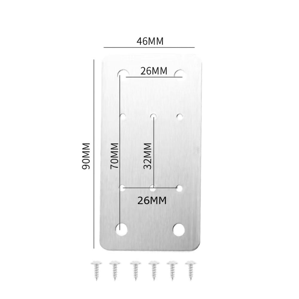 Saranan korjauslevy 90x46mm 2 kpl