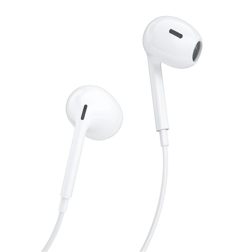 Dudao In-Ear Headset USB-C-liitännällä - valkoinen