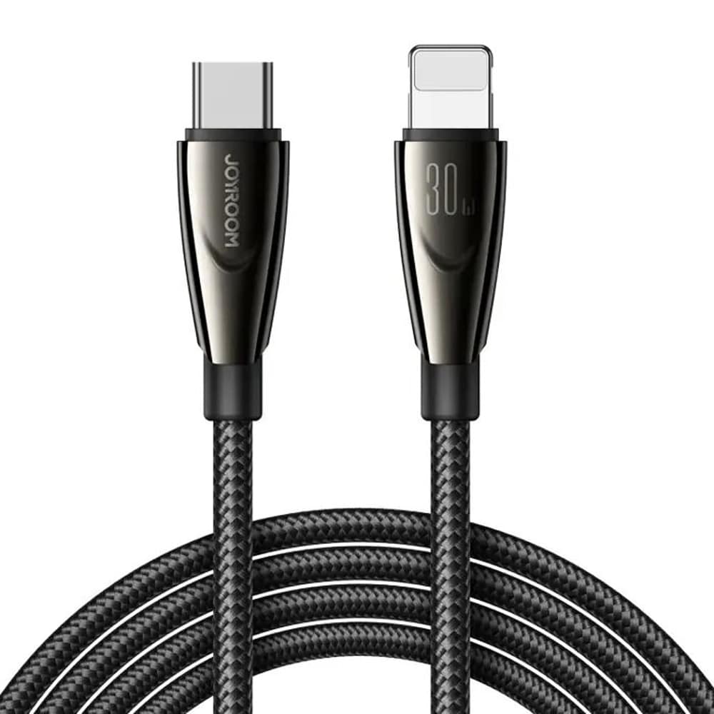 Joyroom Pioneer USB-kaapeli USB-C - Lightning 30W 1,2m - musta