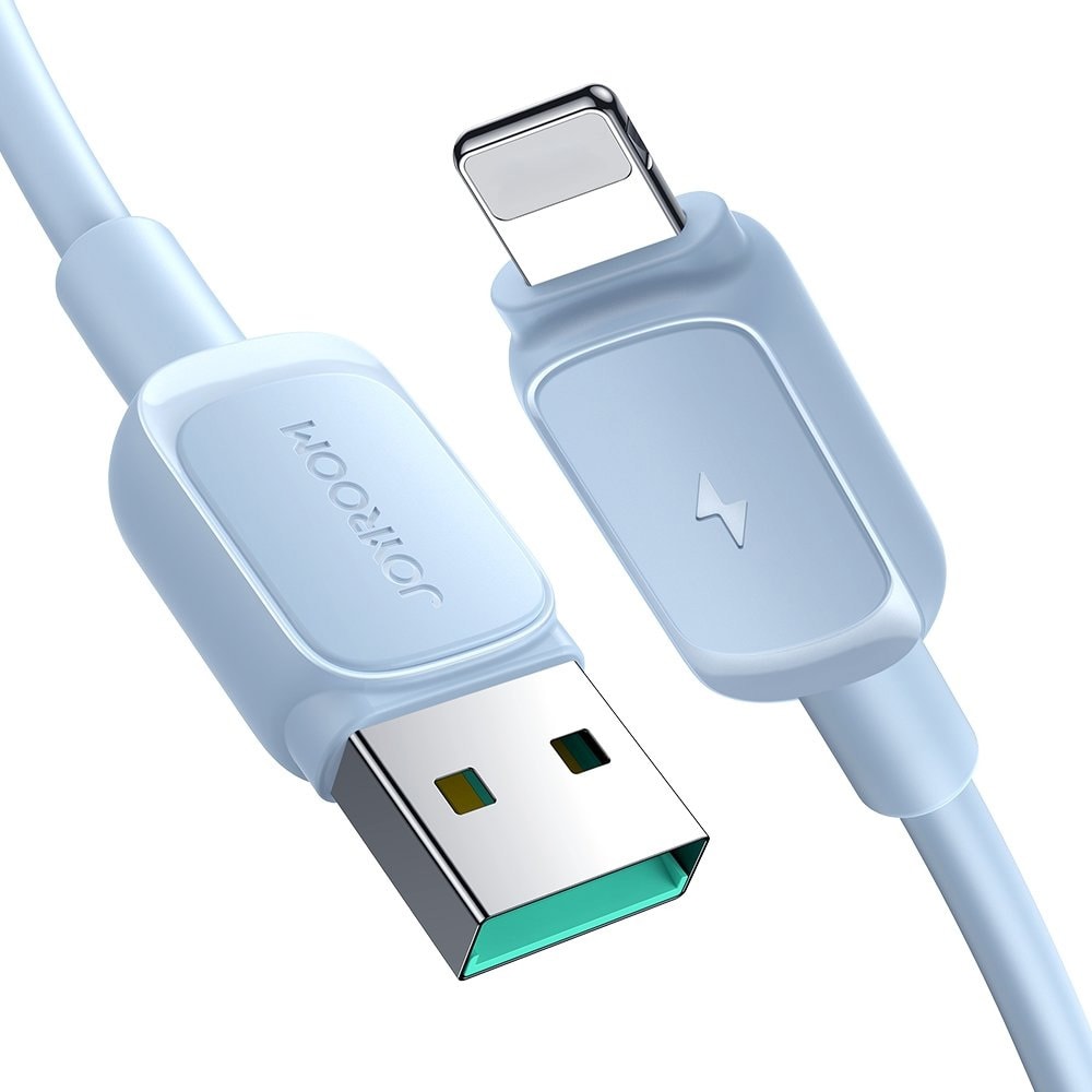Joyroom USB-kaapeli USB Lightning 2,4A:lle, 1,2m - Sininen