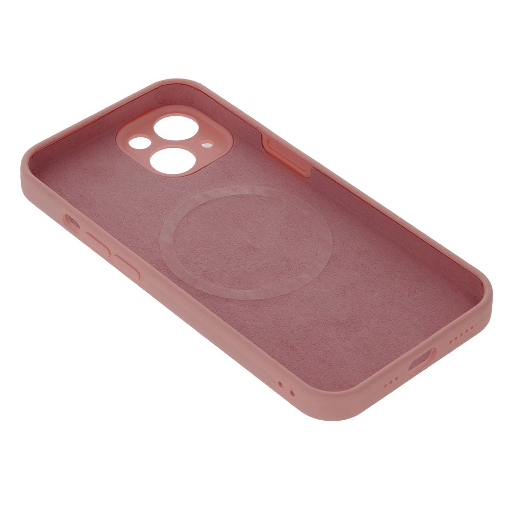 Silikonikuori MagSafella iPhone 13 - Pinkki