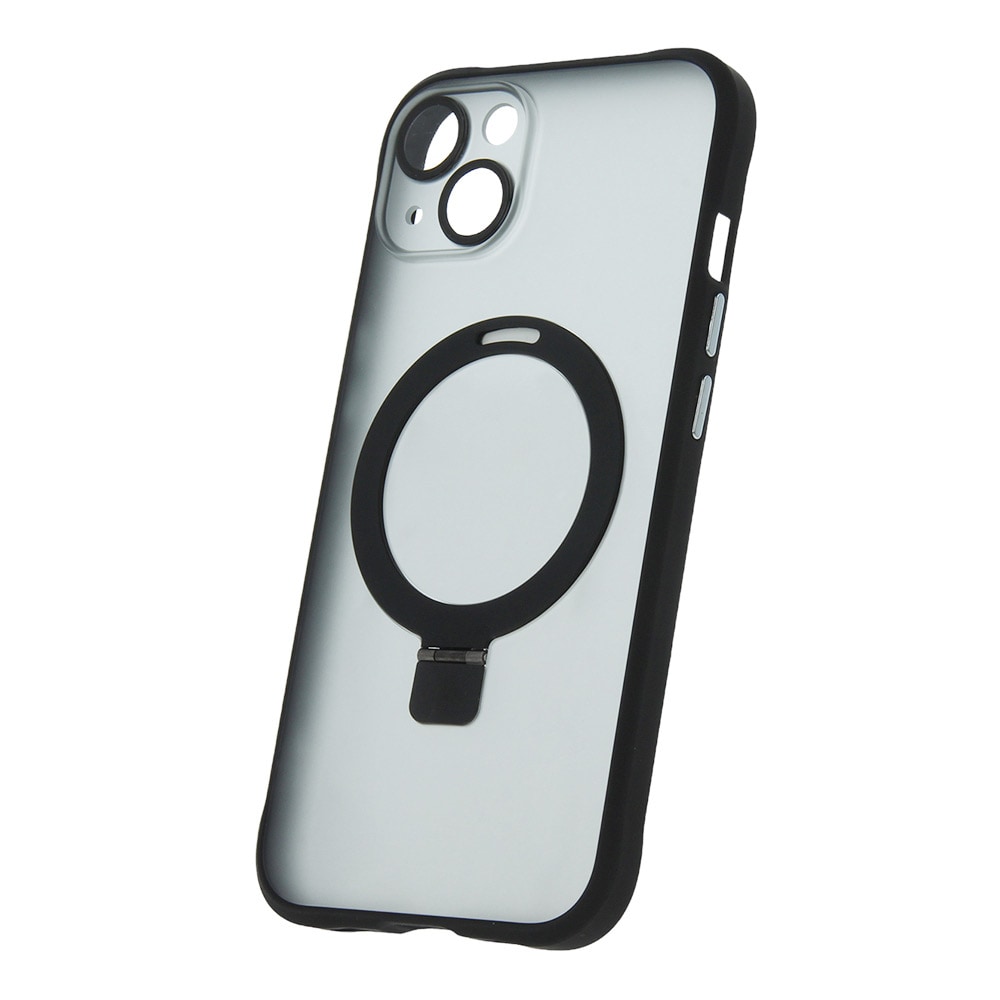 Takakuori MagSafe-renkaalla iPhone 15 Pro:lle - musta