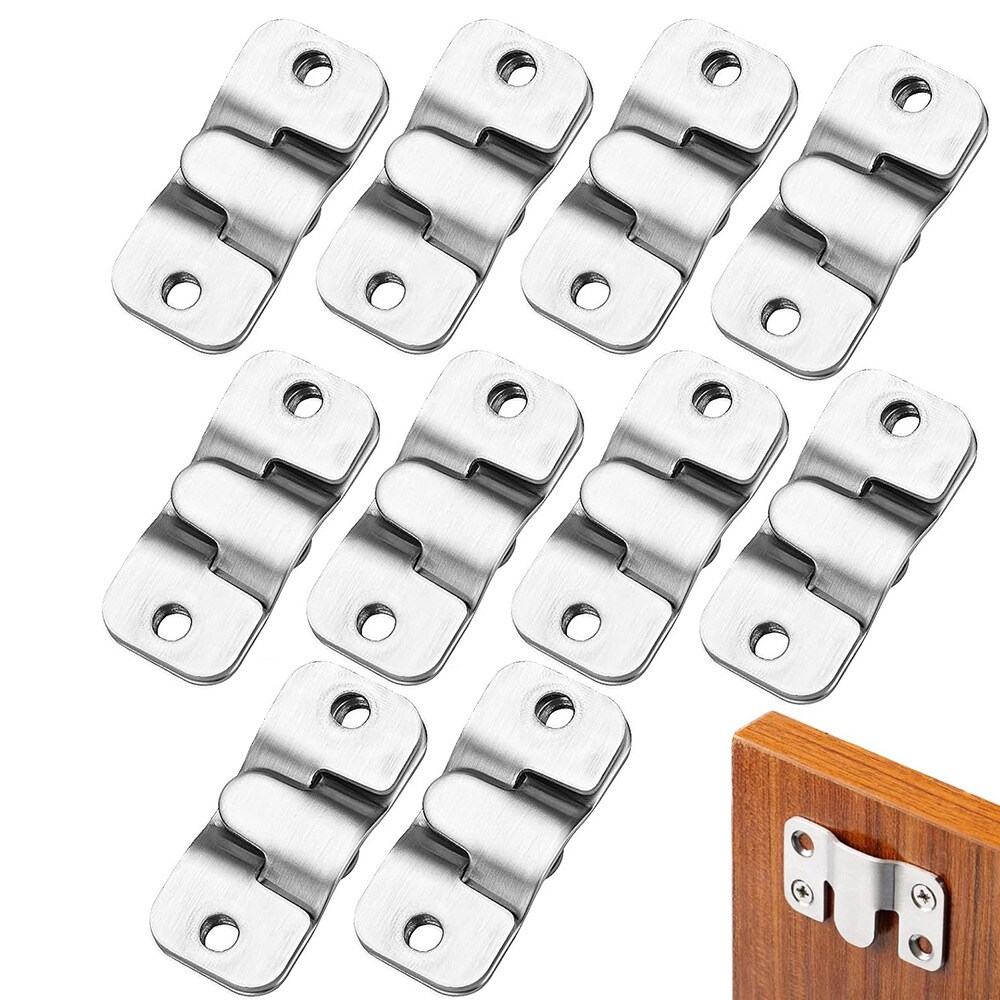 Kuvan ripustin 43 mm - 10-pack seinätelineet kuvakehyksille ja valokuvakehyksille