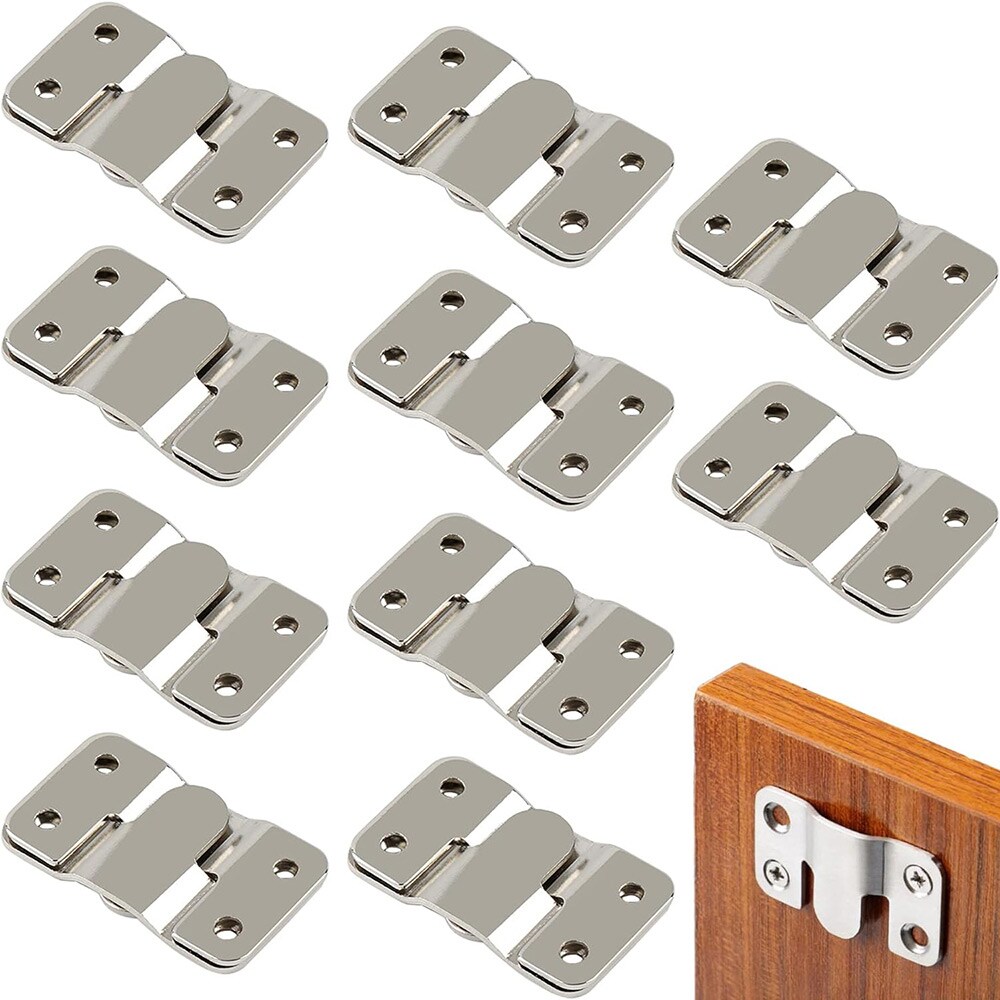 Kuvan ripustin 54 mm - 10-pack seinätelineet kuvakehyksille ja valokuvakehyksille