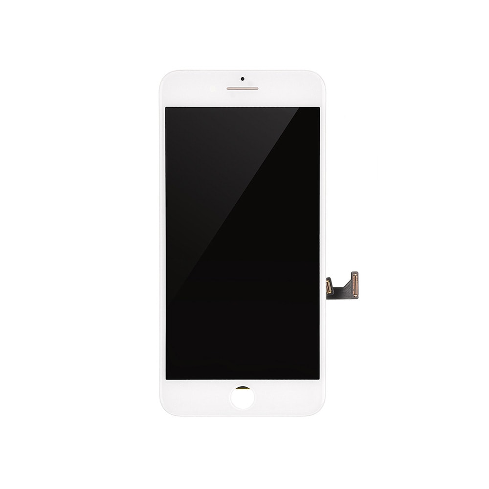 iPhone 8 Plus Näyttö LCD Display Glas - Elinikäinen takuu - Valkoinen