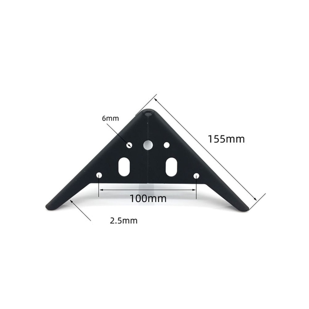 Metalliset sohvan jalat 19cm - Hopea