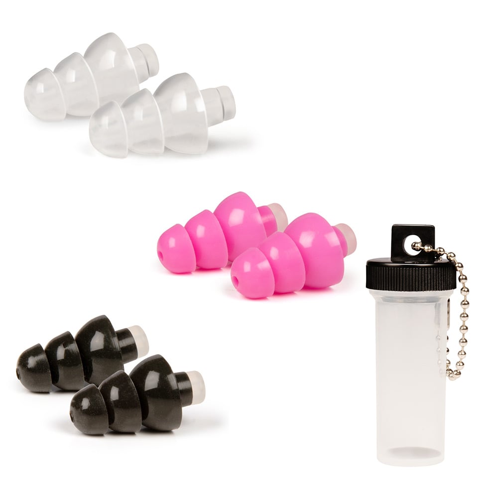 Korvatulpat säilytyskotelolla