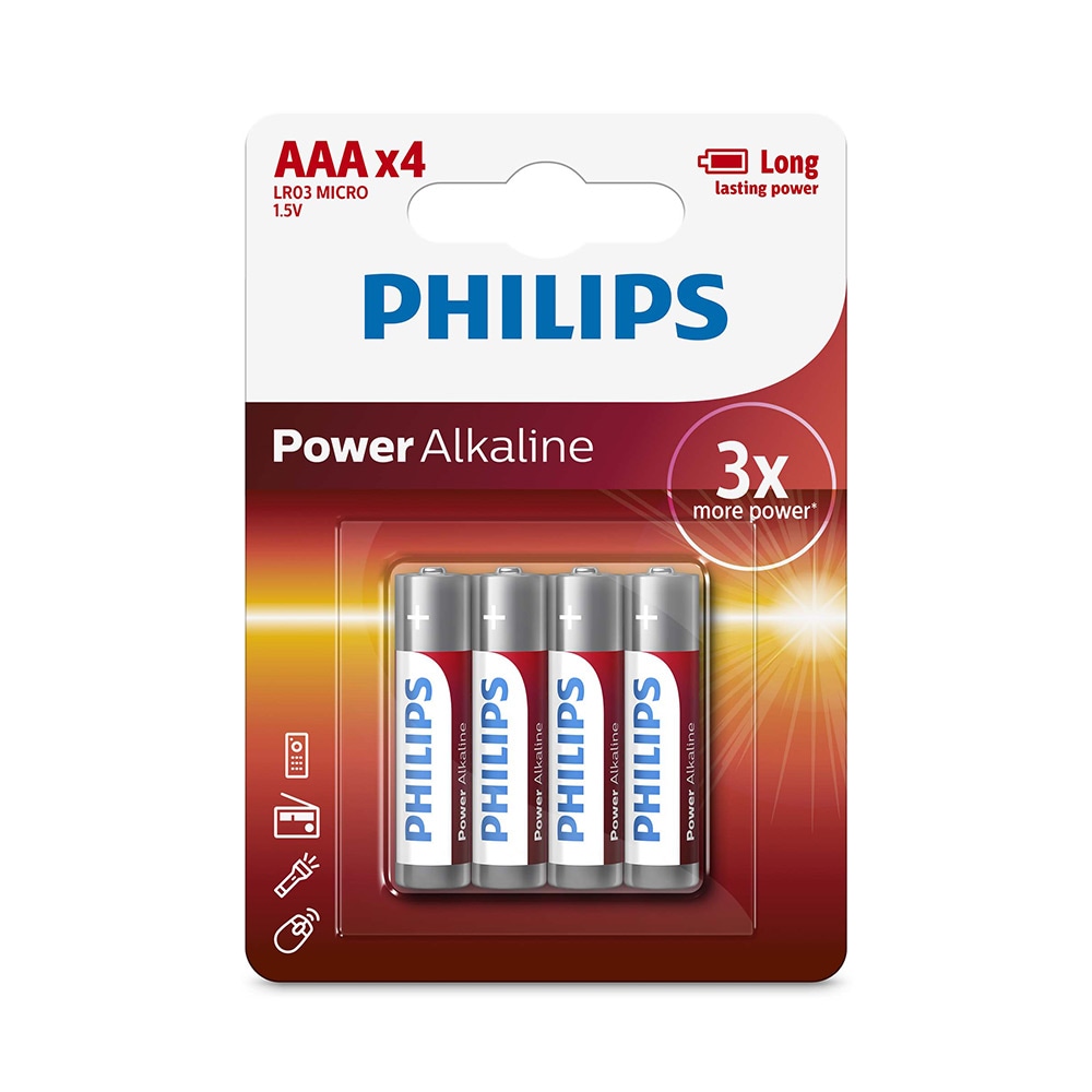 Philips Power AAA-paristo 4 kpl