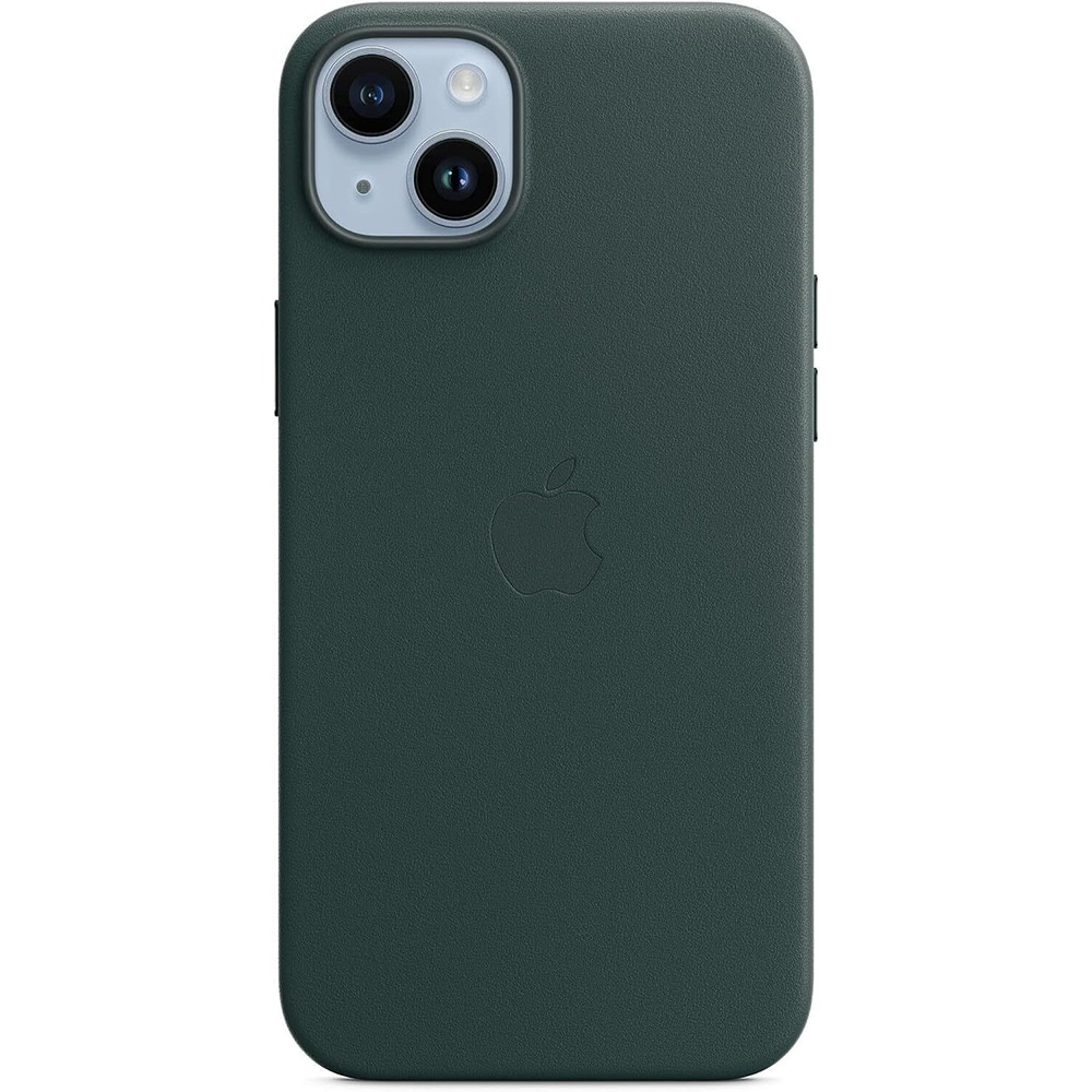 Apple Nahkainen kuori MagSafella iPhone 14 Plus - Forest Green