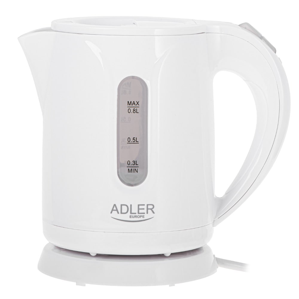 Adler vedenkeitin 0.8L 850W - Valkoinen