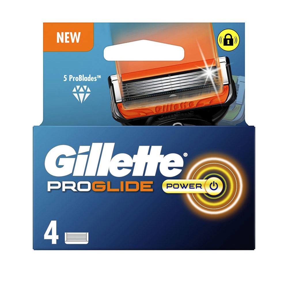 Gillette Fusion ProGlide Power vaihtoterät 4kpl