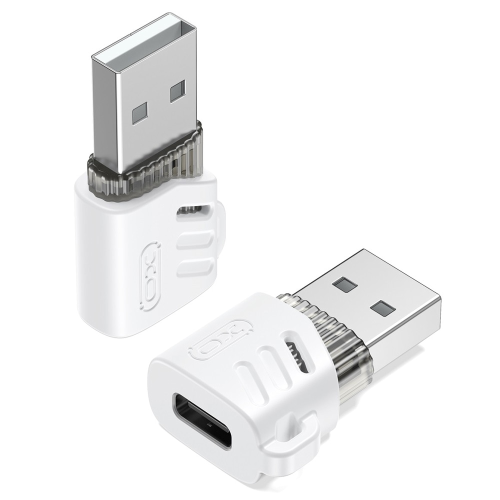 XO USB-sovitin USB-C - USB:hen - Valkoinen