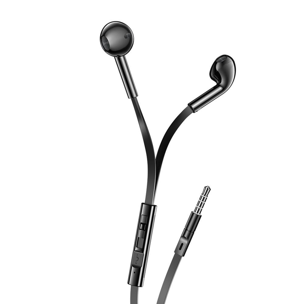 XO In-Ear-kuulokkeet kaukosäätimellä ja 3,5 mm:n liitännällä - musta