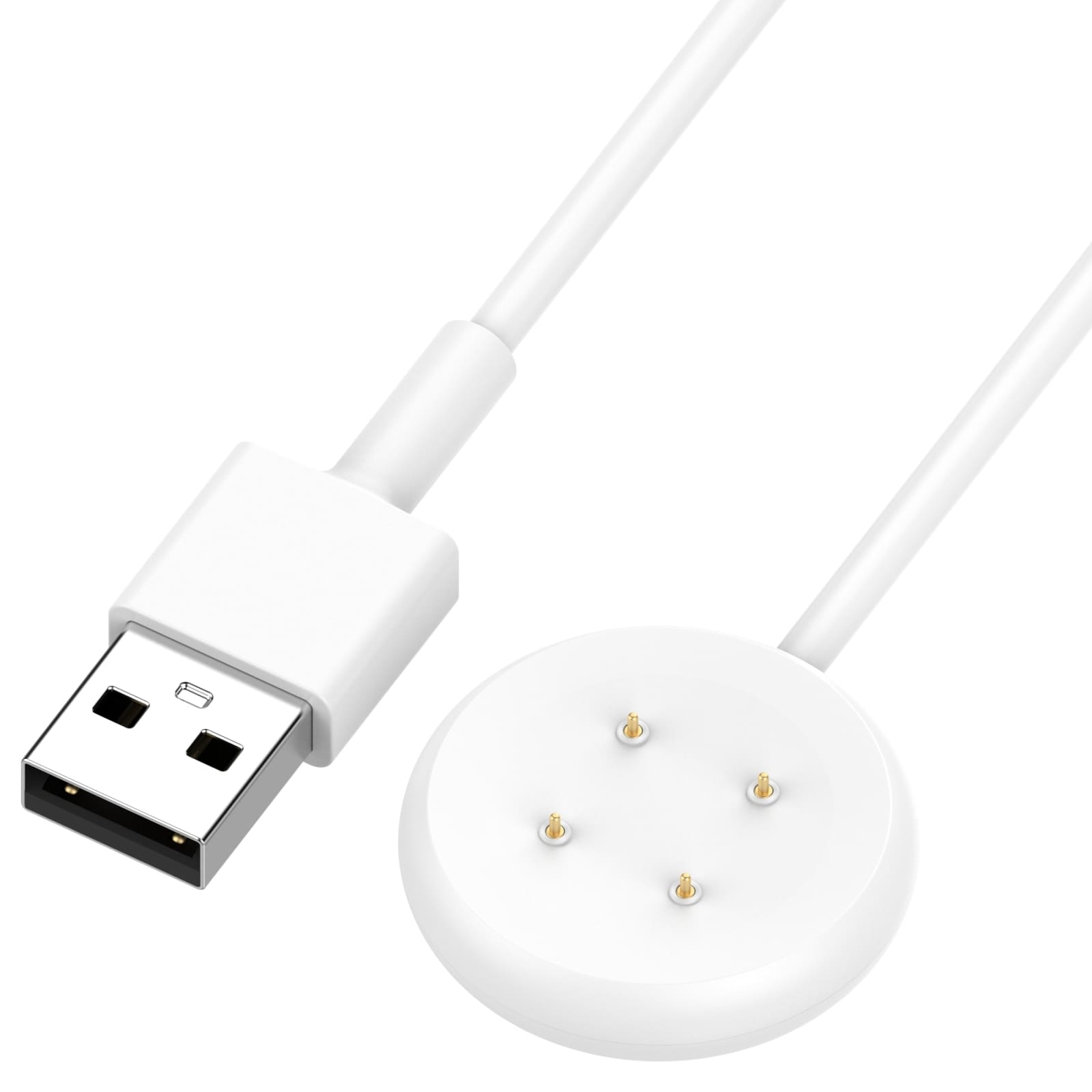 Laturi Google Pixel Watch 2 - USB 1m - Valkoinen
