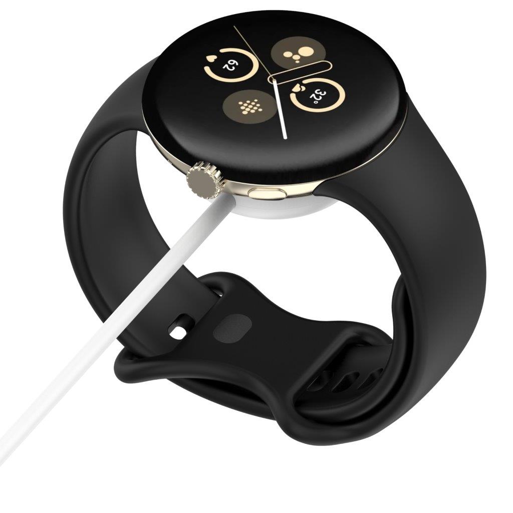 Laturi Google Pixel Watch 2 - USB 1m - Valkoinen