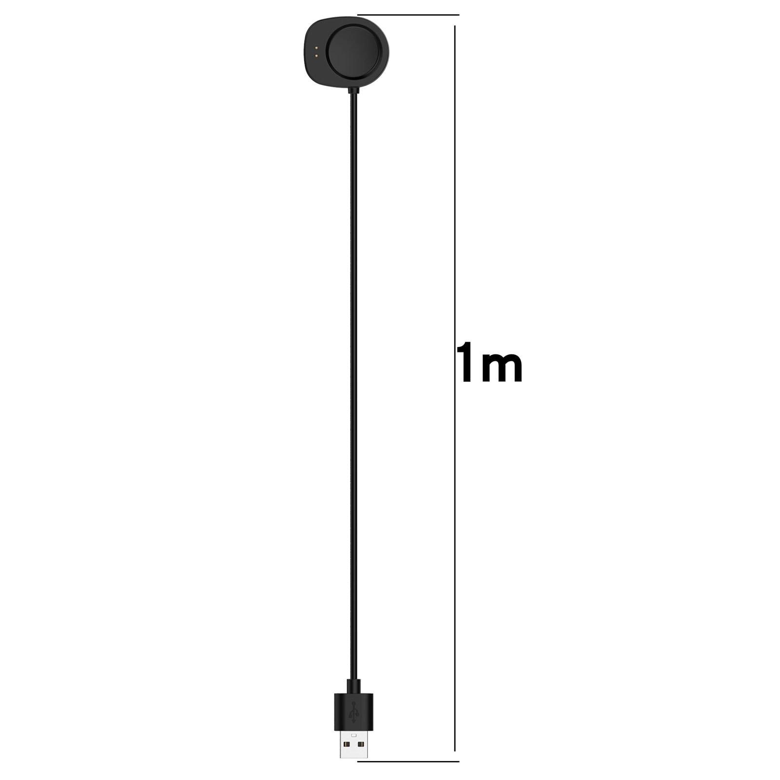 Laturi Amazfit Balance A2286 - USB 1m - Musta