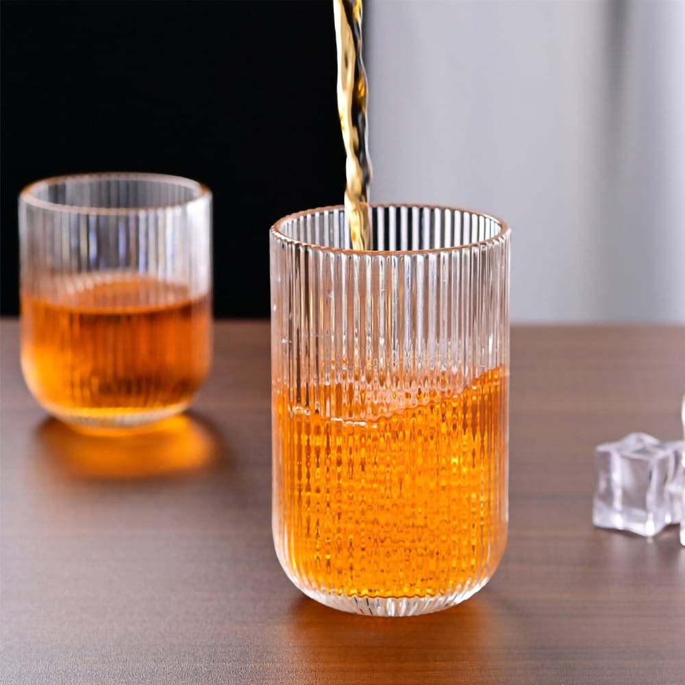 Kylkipintainen juomalasi 400 ml / borosilikaattilasi / vesilasi