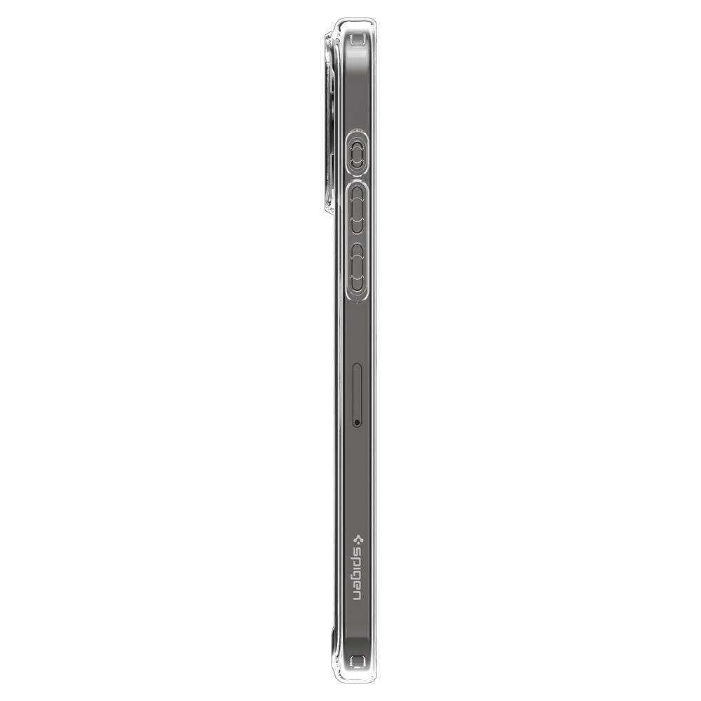 Spigen Ultra Hybrid takakuori MagSafe iPhone 15 Pro:lle kirkas/grafiitti