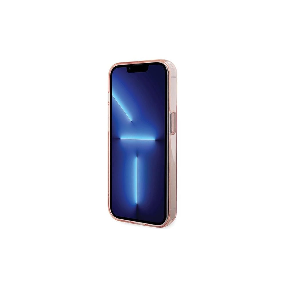 Karl Lagerfeld Mobiilikotelo MagSafella iPhone 15 Pro:lle - Vaaleanpunainen