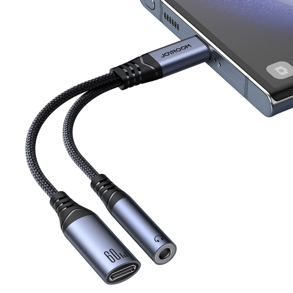 Joyroom Äänisovitin USB-C - 3,5 mm + USB-C
