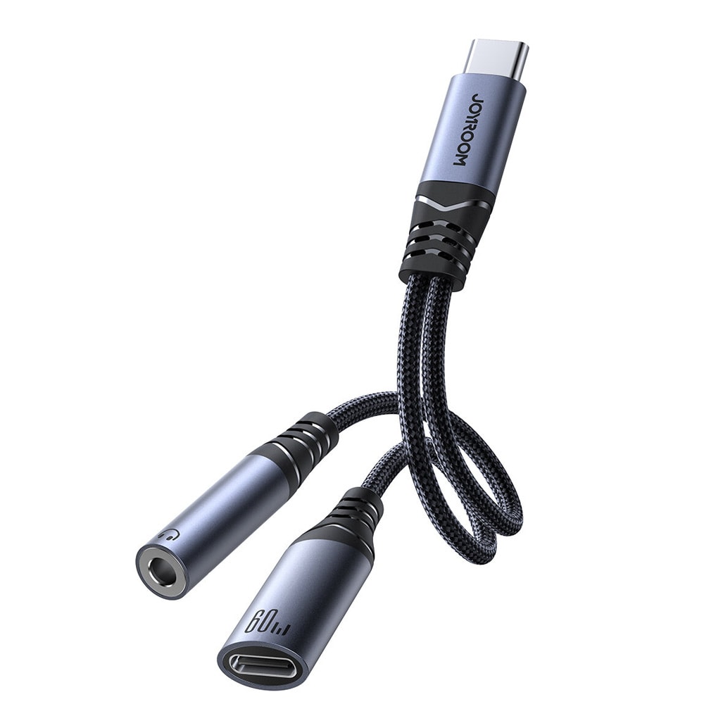 Joyroom Äänisovitin USB-C - 3,5 mm + USB-C
