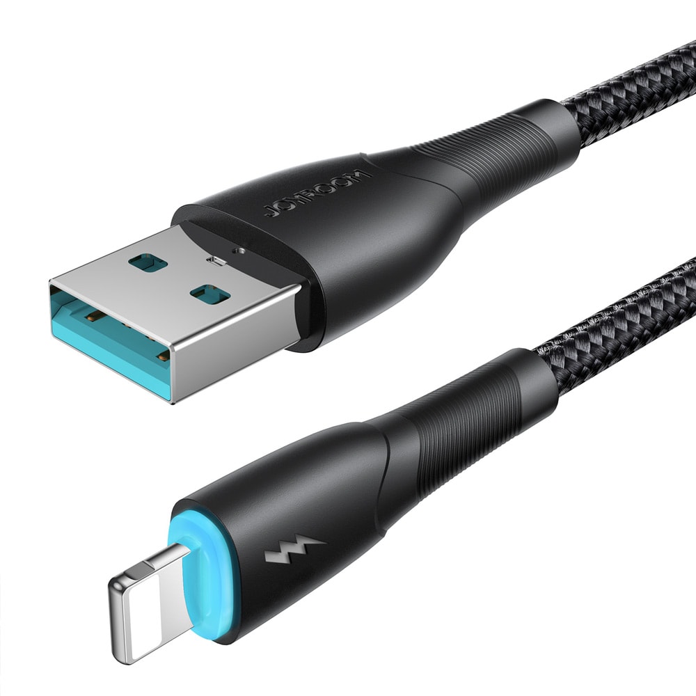 Joyroom Starry Series USB-kaapeli 3A USB - Lightning 1m - musta