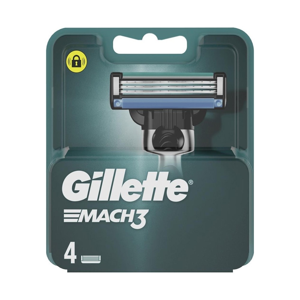 Gillette Mach 3 Partakoneen terät 4 kpl