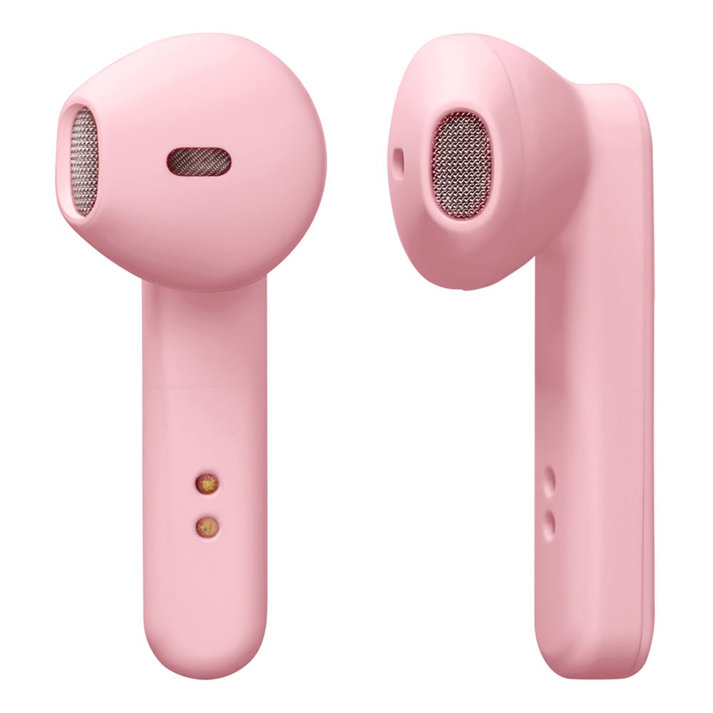 Streetz True Wireless Semi-In-Ear Headset - vaaleanpunainen
