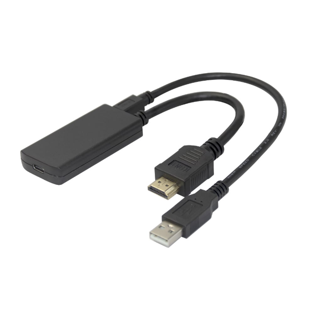 Deltaco HDMI - USB-C Alt.Mode DisplayPort adapteri 4K/60Hz 20cm