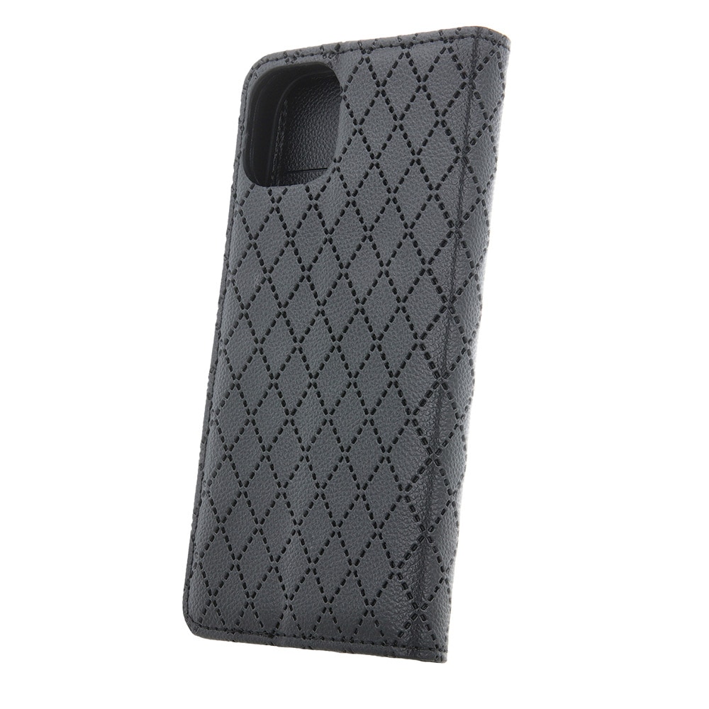 Smart Caro Kotelo telineellä ja korttitaskuilla Samsung Galaxy A50 / A30s / A50s - Musta