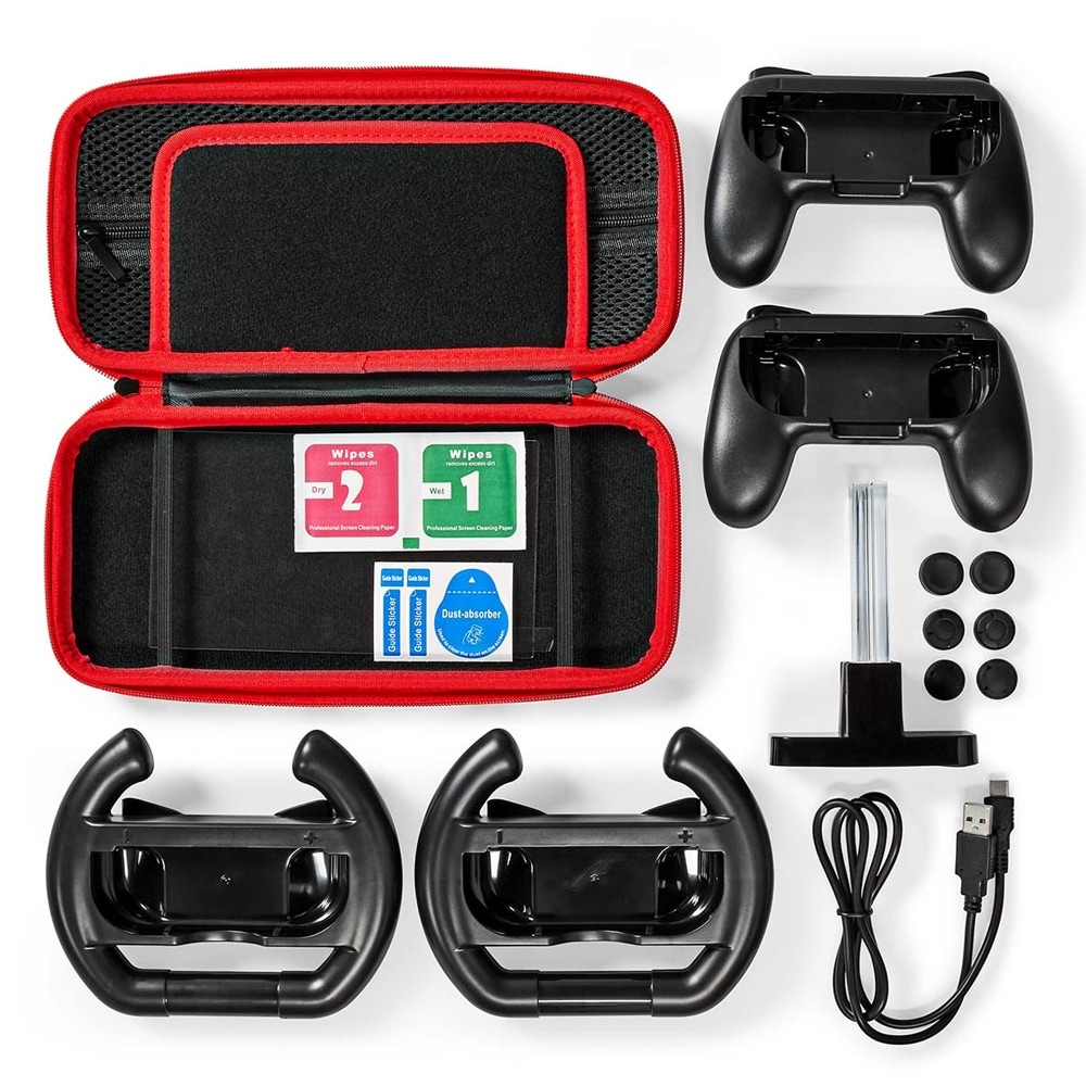 Nedis Gaming Starter Kit Nintendo Switchille (OLED) 13 osaa