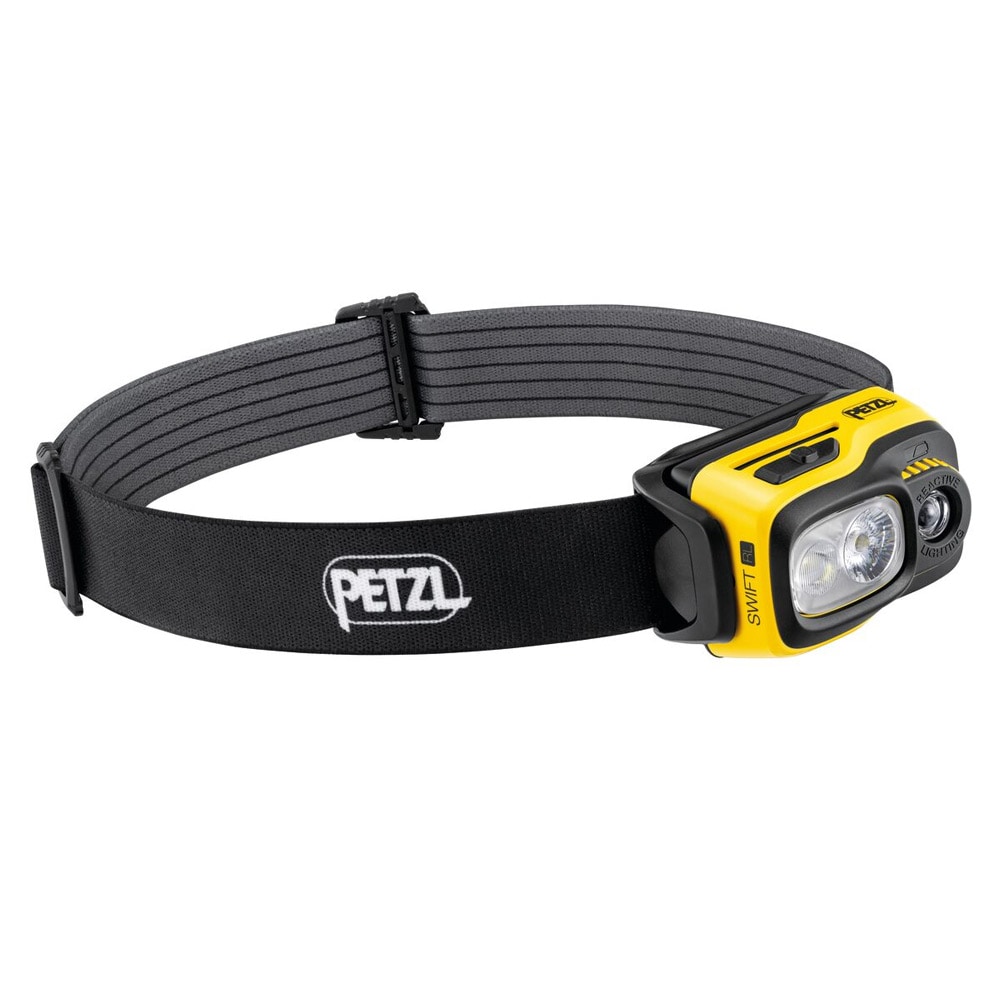 Petzl Swift RL E810AB00 Otsalamppu 1100lm - musta/keltainen