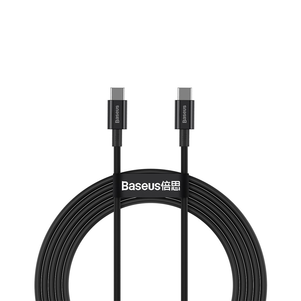 Baseus Superior USB-C kaapeli PD 100W 2m - musta