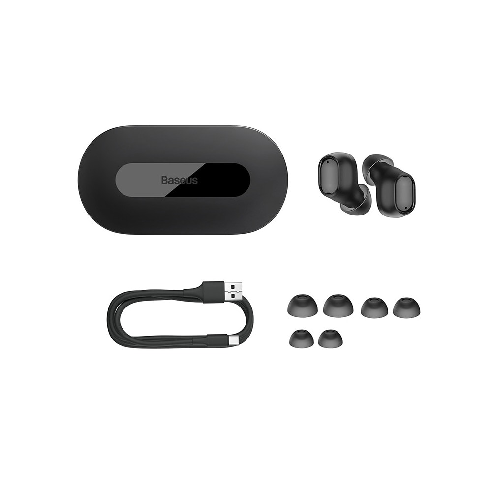 Baseus Mini Bluetooth -kuulokkeet, Musta