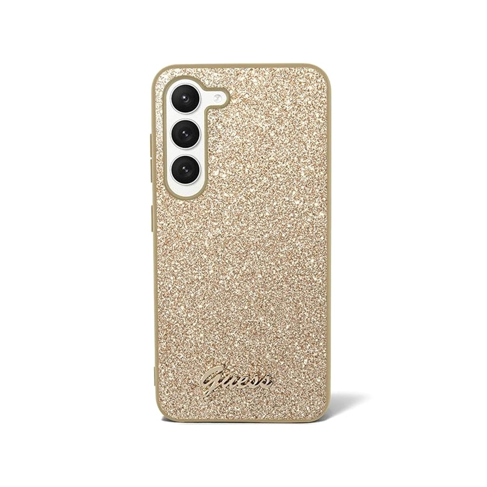 Guess Glitter-suojakuori Samsung Galaxy S24  - Kultainen