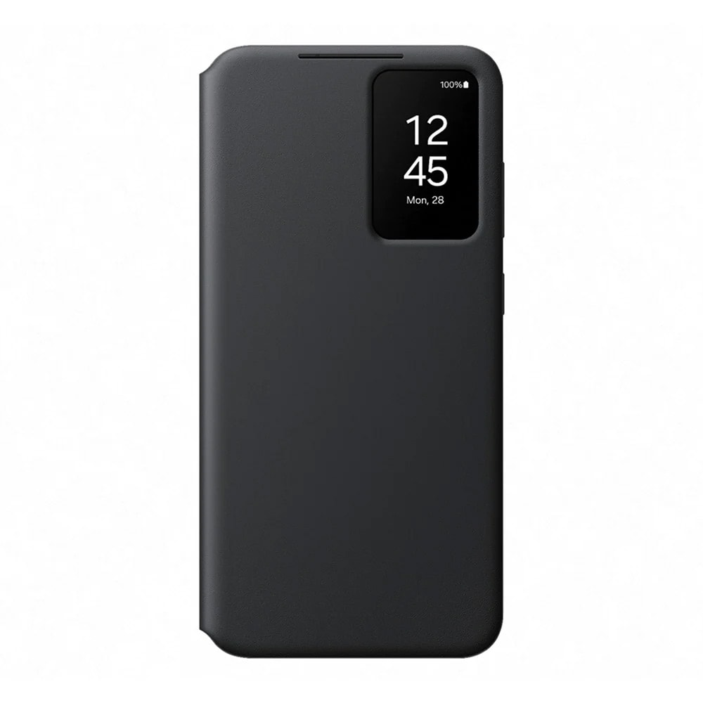 Samsung Smart View Wallet Case Galaxy S24+:lle - Musta
